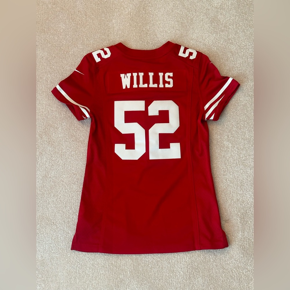 NFL Nike On Field San Francisco 49ers Jersey - 52 Patrick Willis, Women's (S)